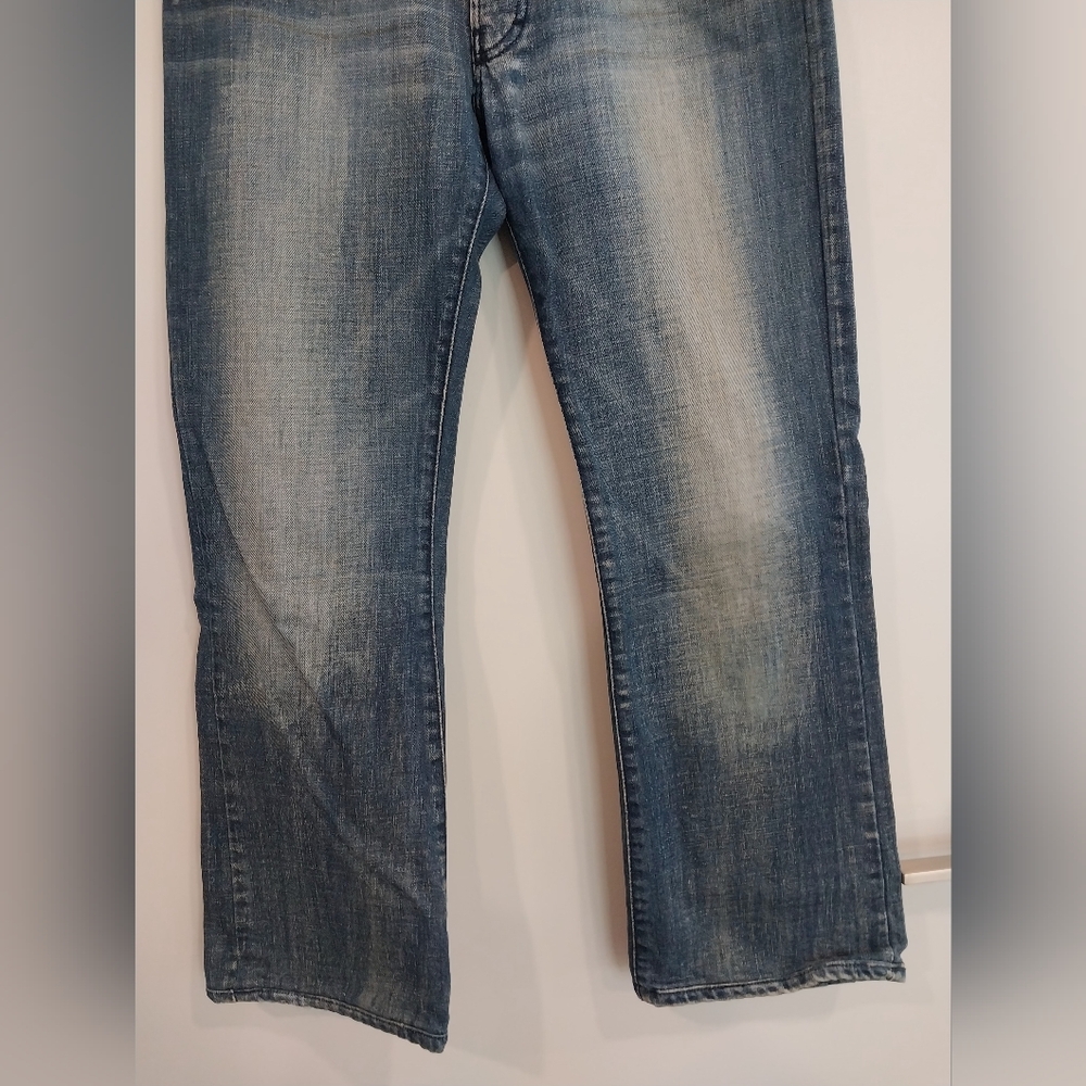 Diesel Industry Straight Leg Blue Denim Jeans Men’s Size 30x29 Distressed - Picture 3 of 16